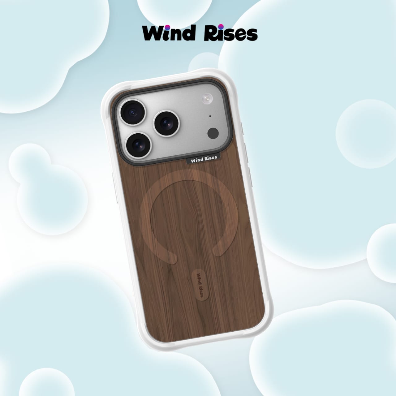 Wind Rises wooden Magnetic Phone Case for IPhone
