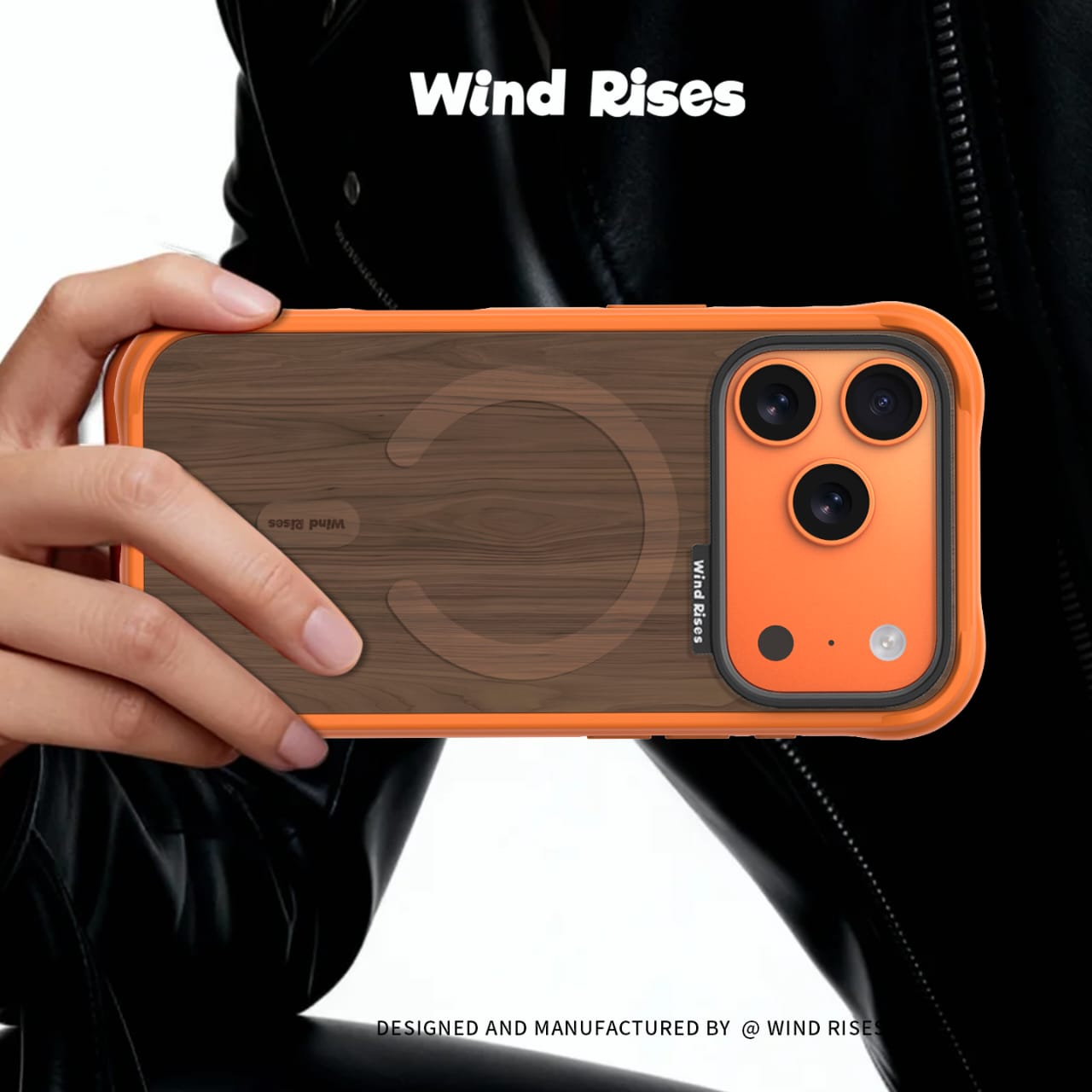 Wind Rises wooden Magnetic Phone Case for IPhone