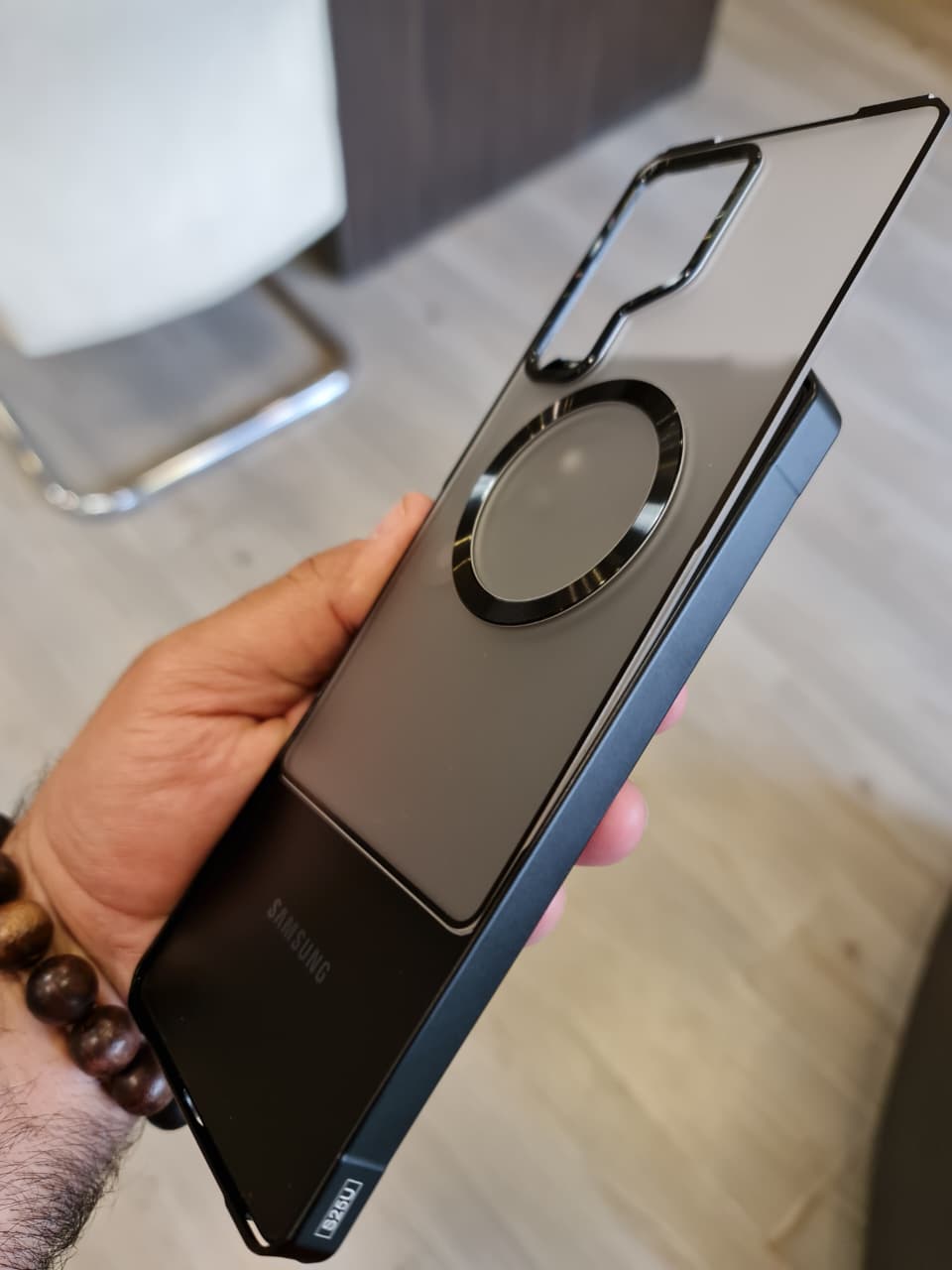 Amazing Metal Bumper Frame Frosted PC Back Cover Case For Samsung