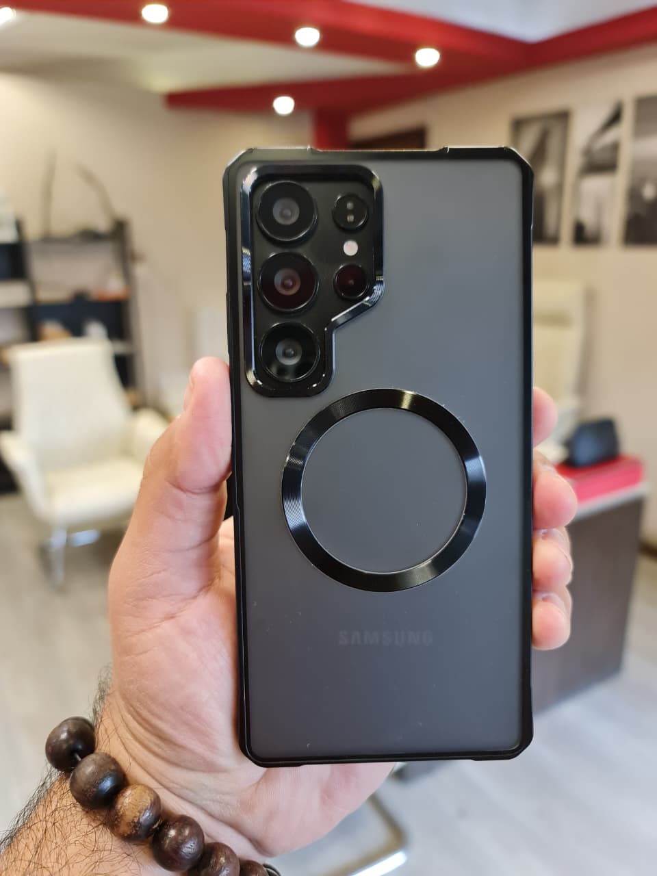 Amazing Metal Bumper Frame Frosted PC Back Cover Case For Samsung