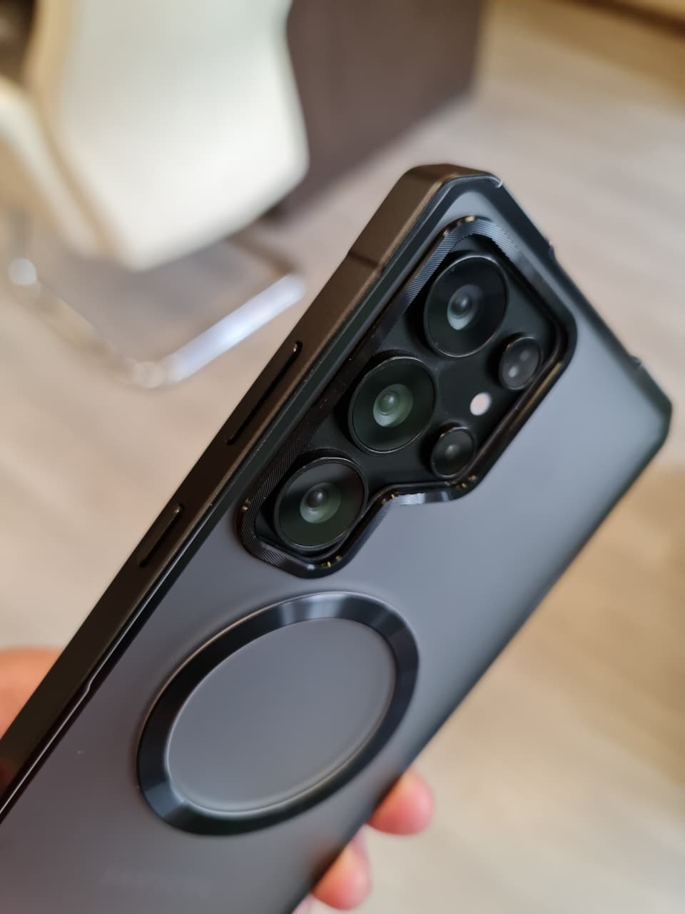 Amazing Metal Bumper Frame Frosted PC Back Cover Case For Samsung