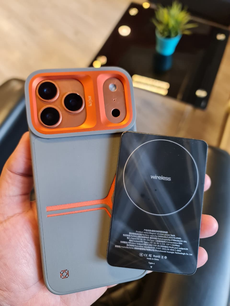 Kajsa Premium Race Back Case for iPhone 17 Pro Max