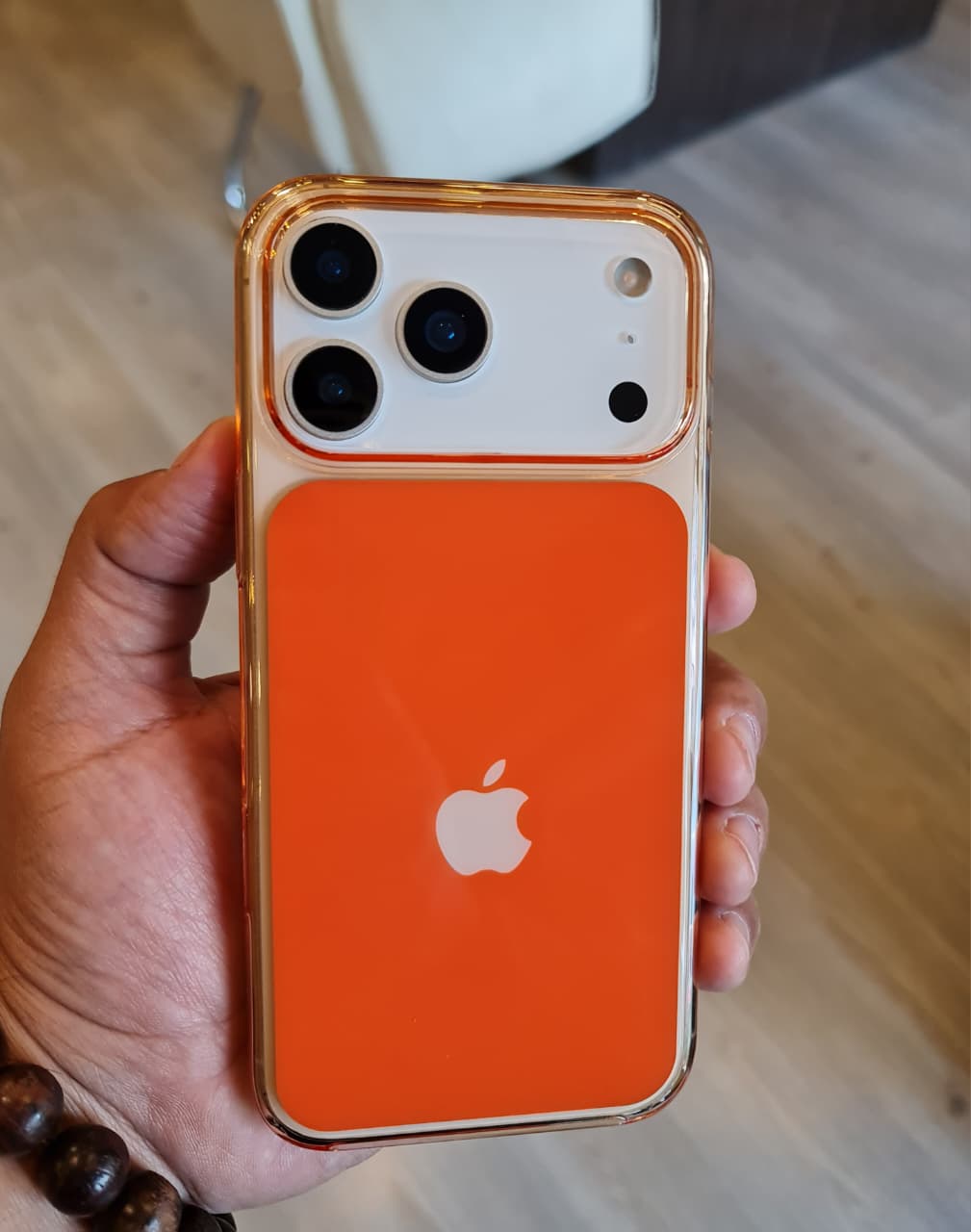 High-end Acrylic Color Design Clear Magnetic Case for iPhone 17 Pro Max