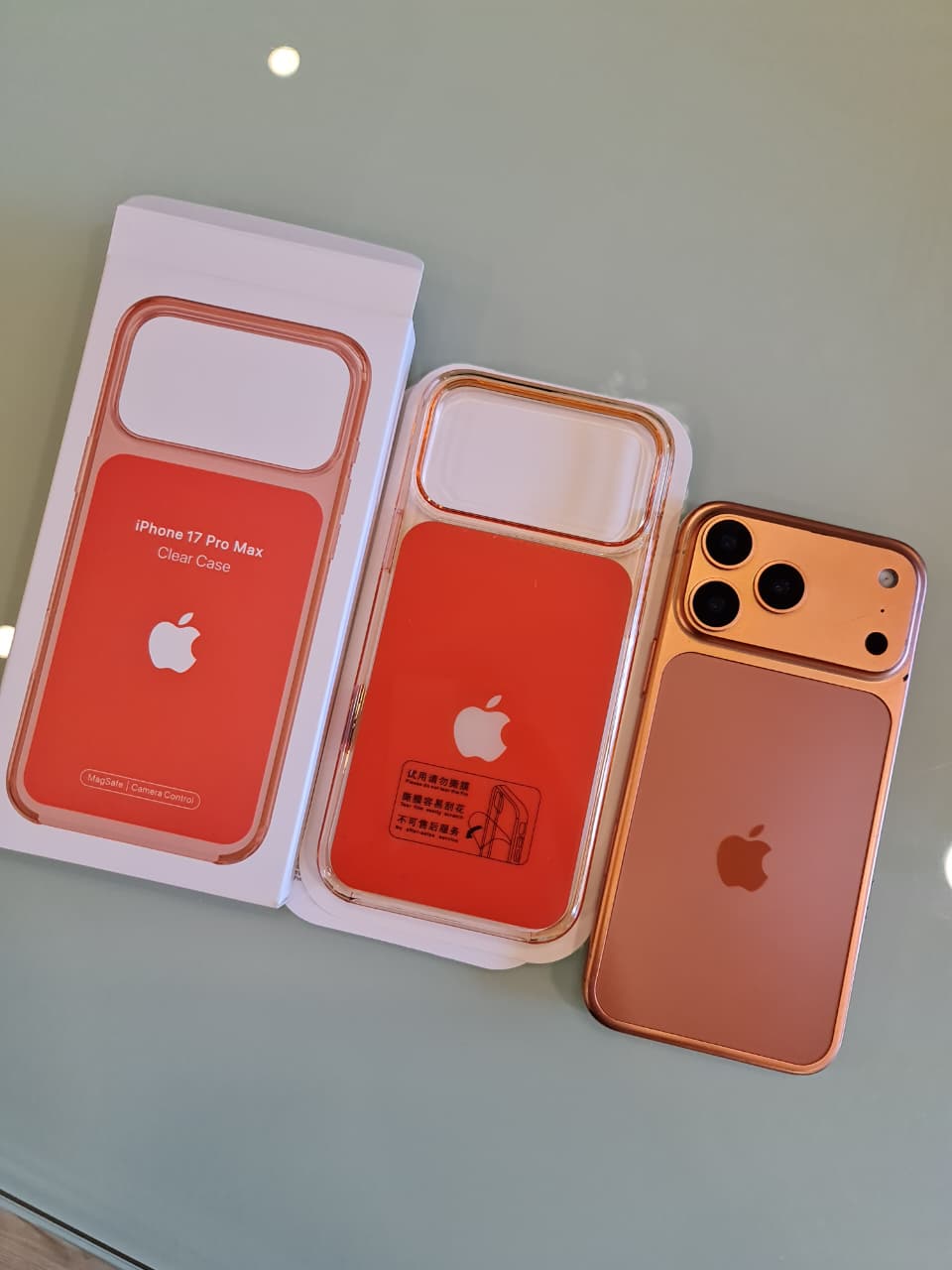 High-end Acrylic Color Design Clear Magnetic Case for iPhone 17 Pro Max