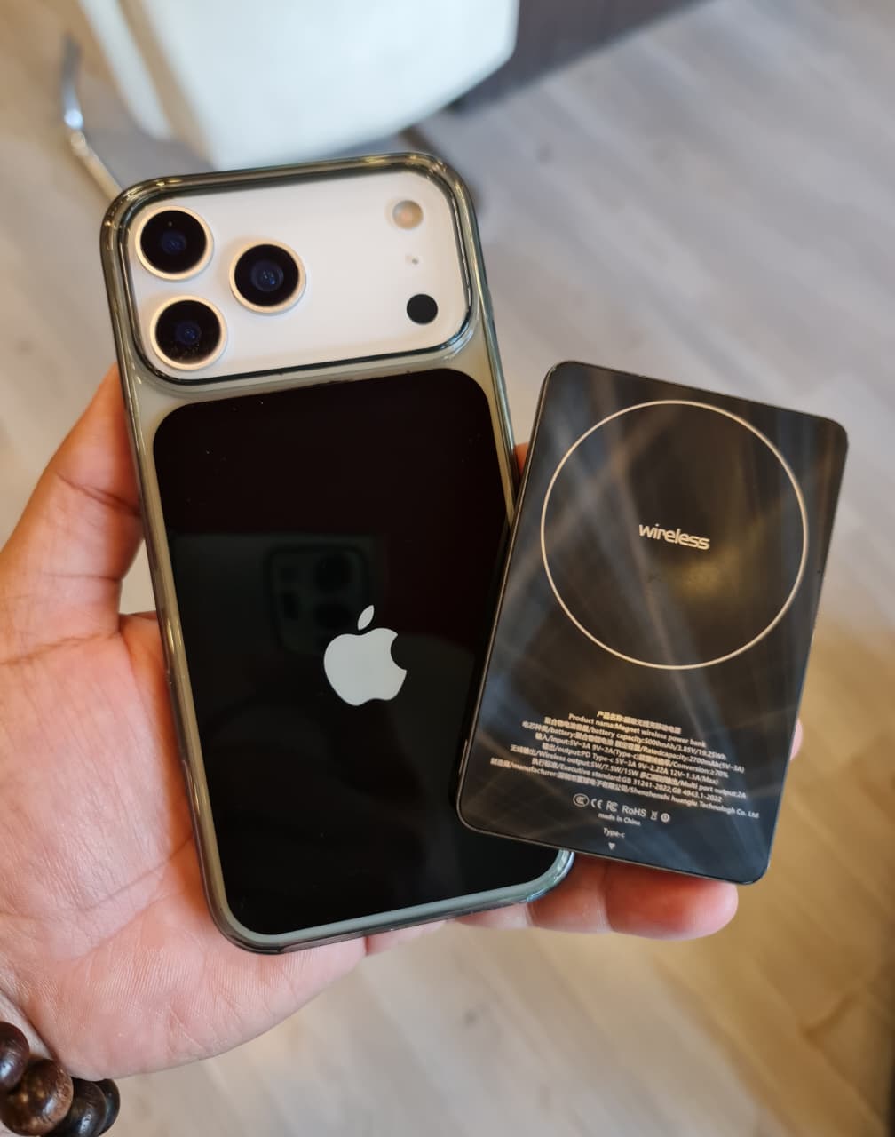 High-end Acrylic Color Design Clear Magnetic Case for iPhone 17 Pro Max