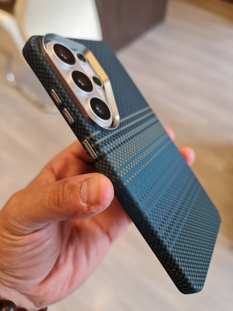 Carbon Fiber Texture Magsafe Phone Case For Samsung S26 Ultra