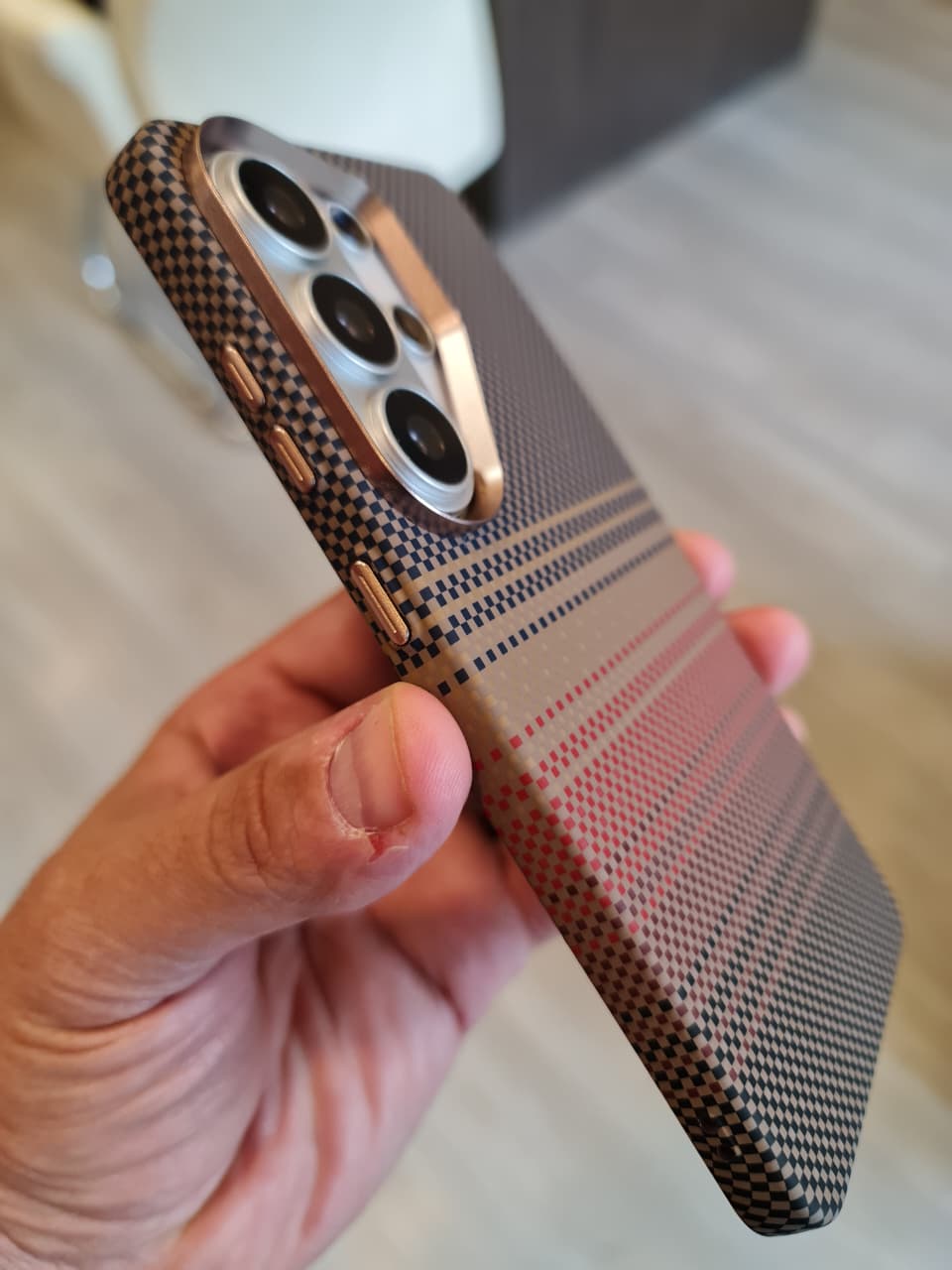 Carbon Fiber Texture Magsafe Phone Case For Samsung S26 Ultra