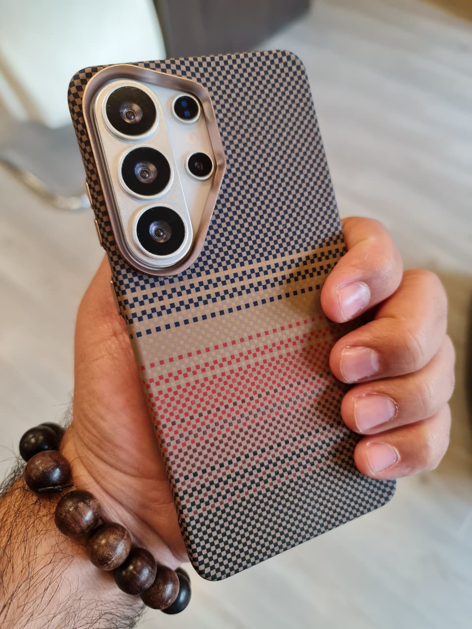 Carbon Fiber Texture Magsafe Phone Case For Samsung S26 Ultra