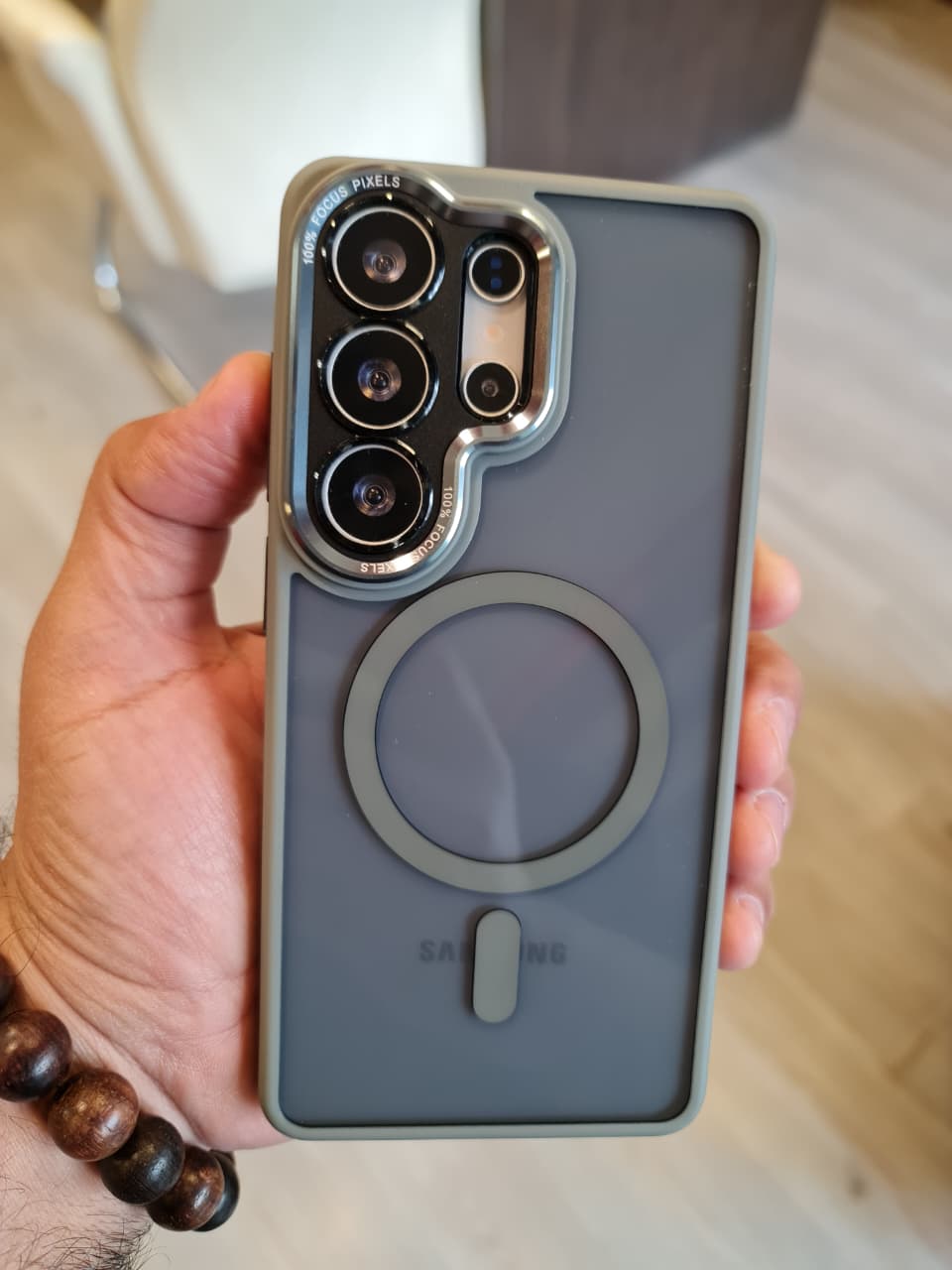 Popular TPU Acrylic Clear Magnetic Phone Case for Samsung S26 Ultra