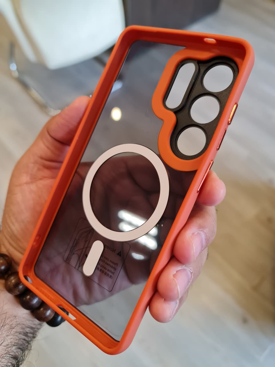 Popular TPU Acrylic Clear Magnetic Phone Case for Samsung S26 Ultra