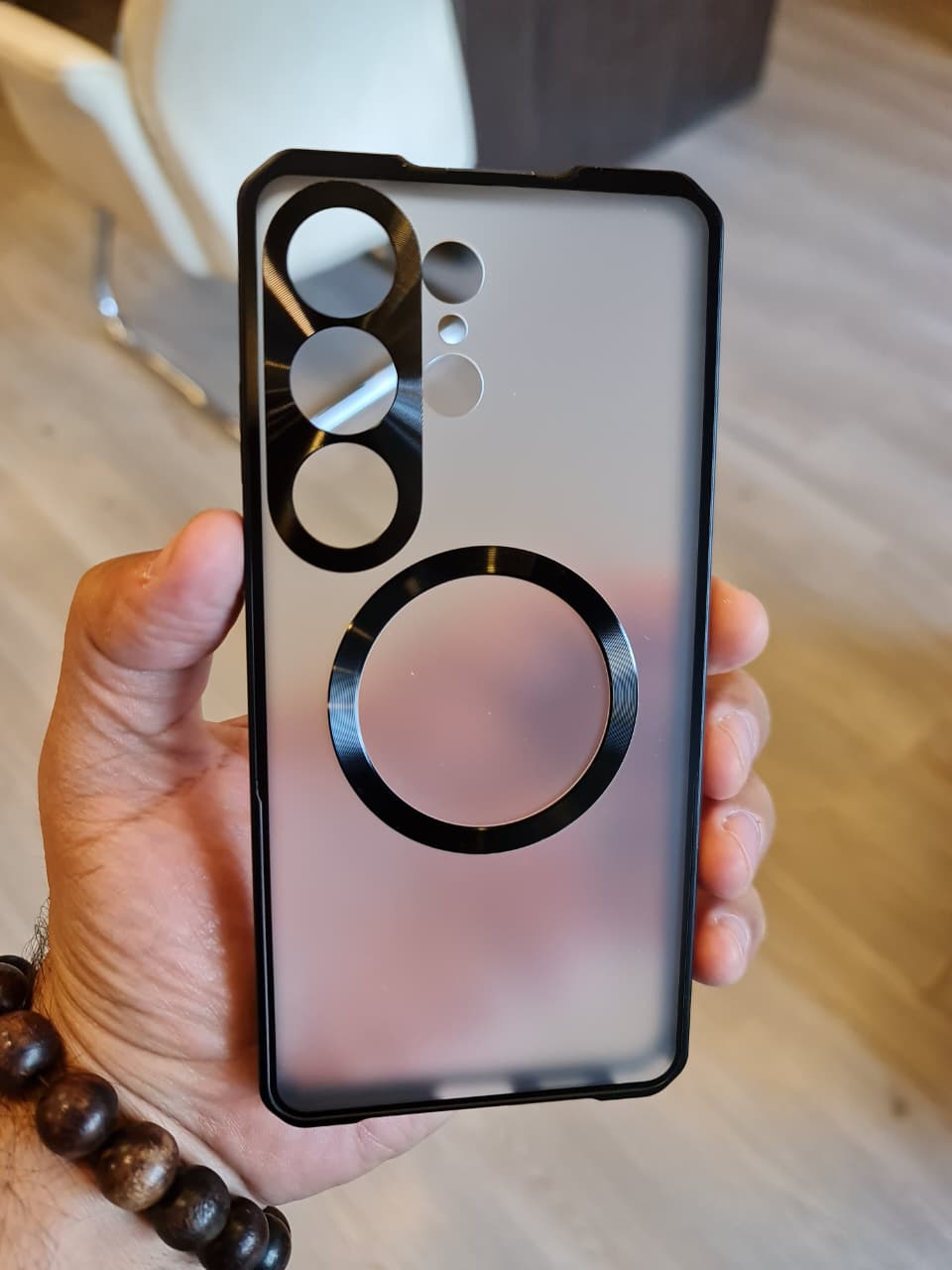 Amazing Metal Bumper Frame Frosted PC Back Cover Case For Samsung S26 Ultra