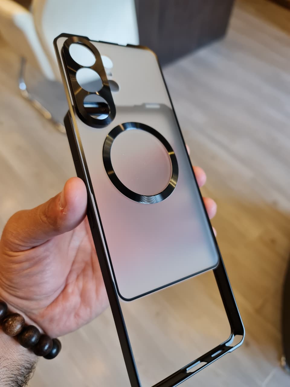 Amazing Metal Bumper Frame Frosted PC Back Cover Case For Samsung S26 Ultra