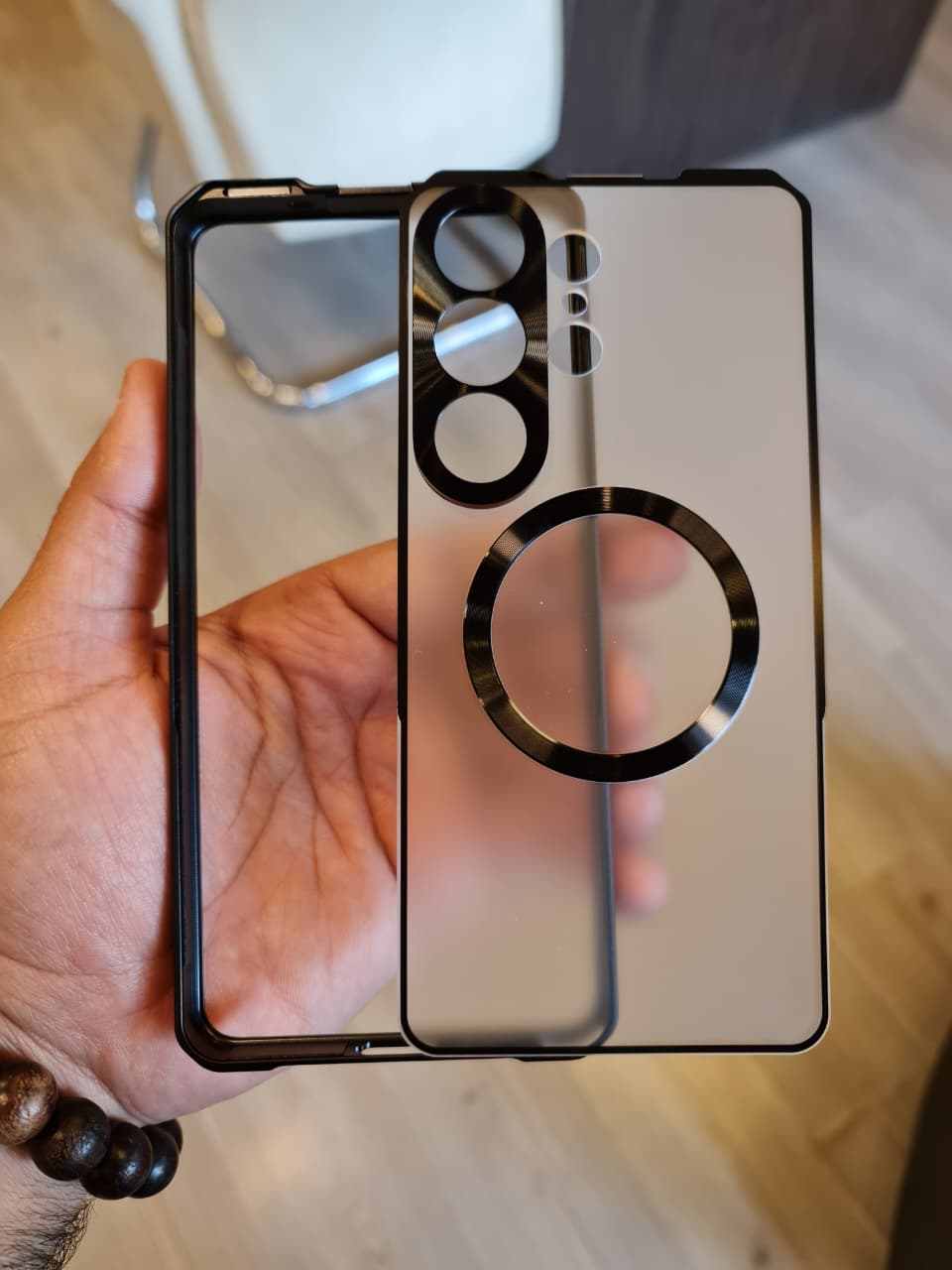 Amazing Metal Bumper Frame Frosted PC Back Cover Case For Samsung S26 Ultra