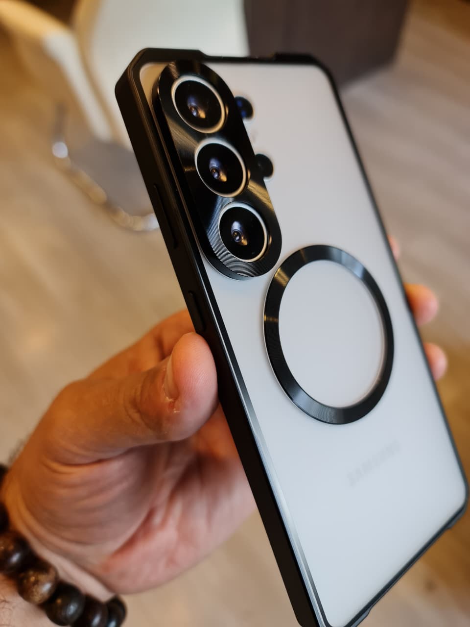 Amazing Metal Bumper Frame Frosted PC Back Cover Case For Samsung S26 Ultra