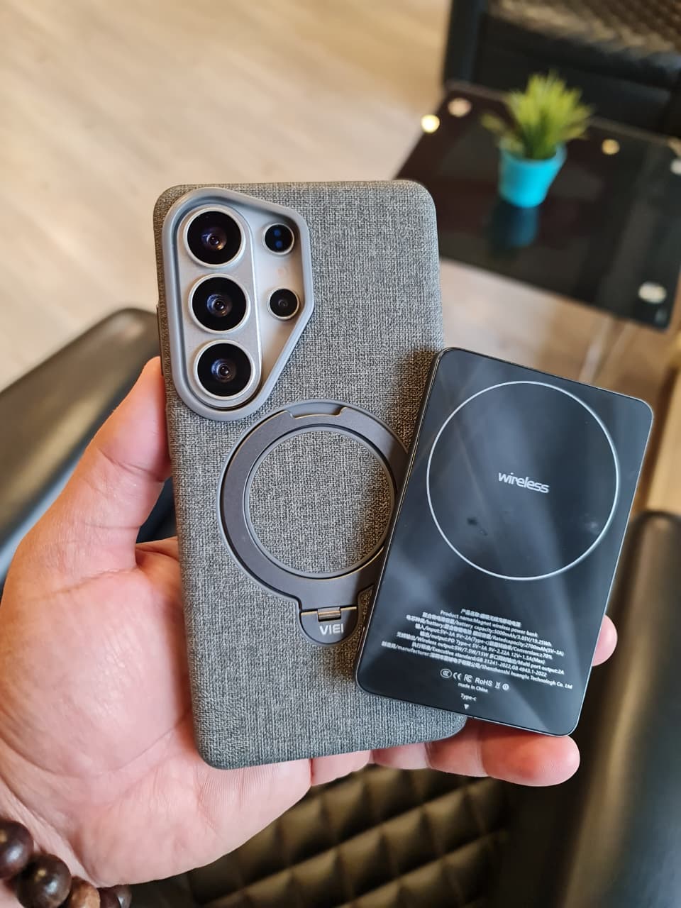 VIEI 360 MAGSAFE STAND CASE For Samsung S26 Ultra