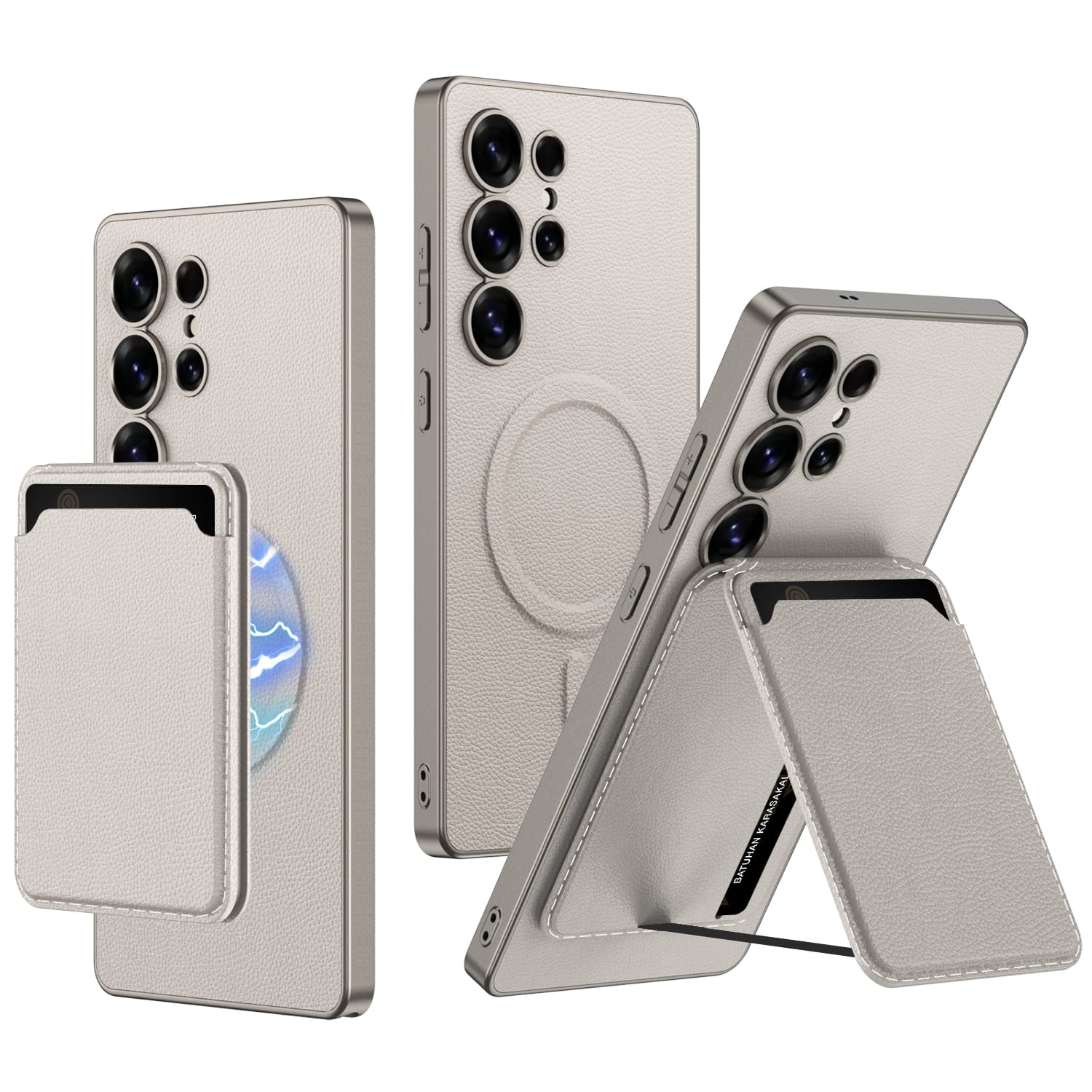 GKK Magnetic Detachable Wallet Phone Case For Samsung