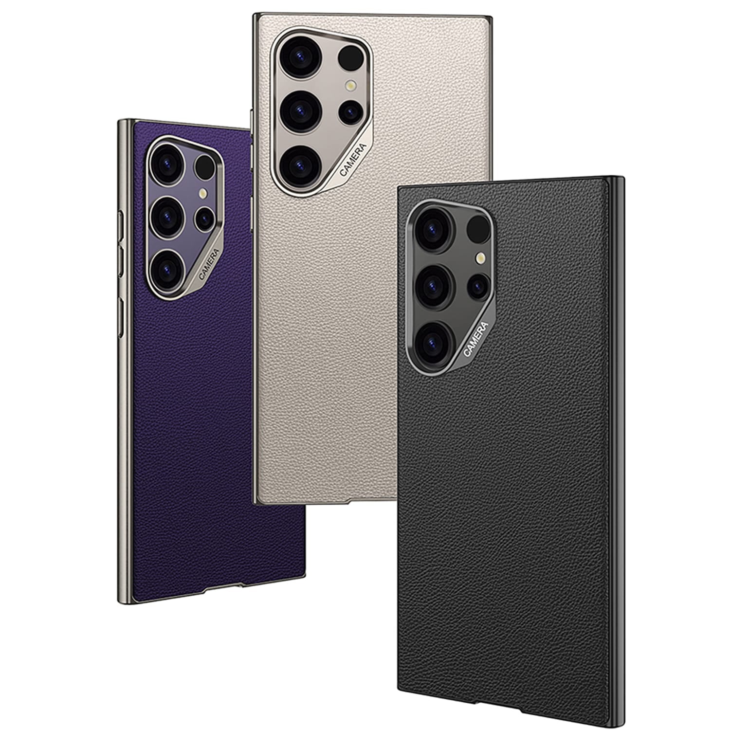 GKK Matte Soft TPU Bumper PU Leather Protective For Samsung