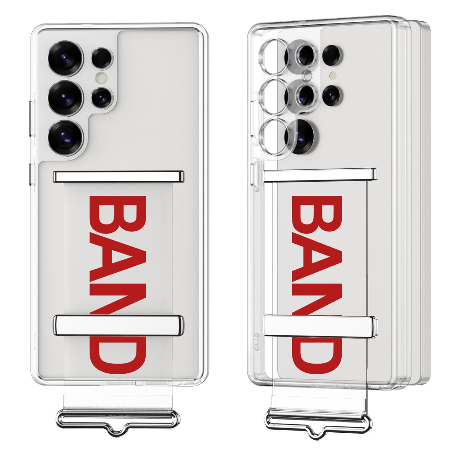 GKK Crystal Clear TPU Camera Cutot Case For Samsung