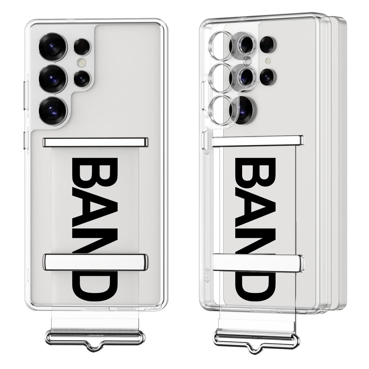 GKK Crystal Clear TPU Camera Cutot Case For Samsung