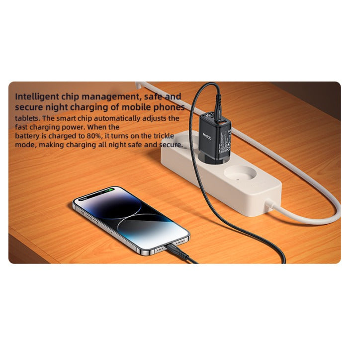 YESIDO YC69 EU 30W Power Display Fast Charging Wall Charger