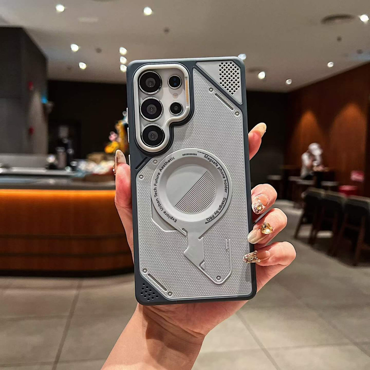 Premium polycarbonate phone case with heat dissipation For Samsung