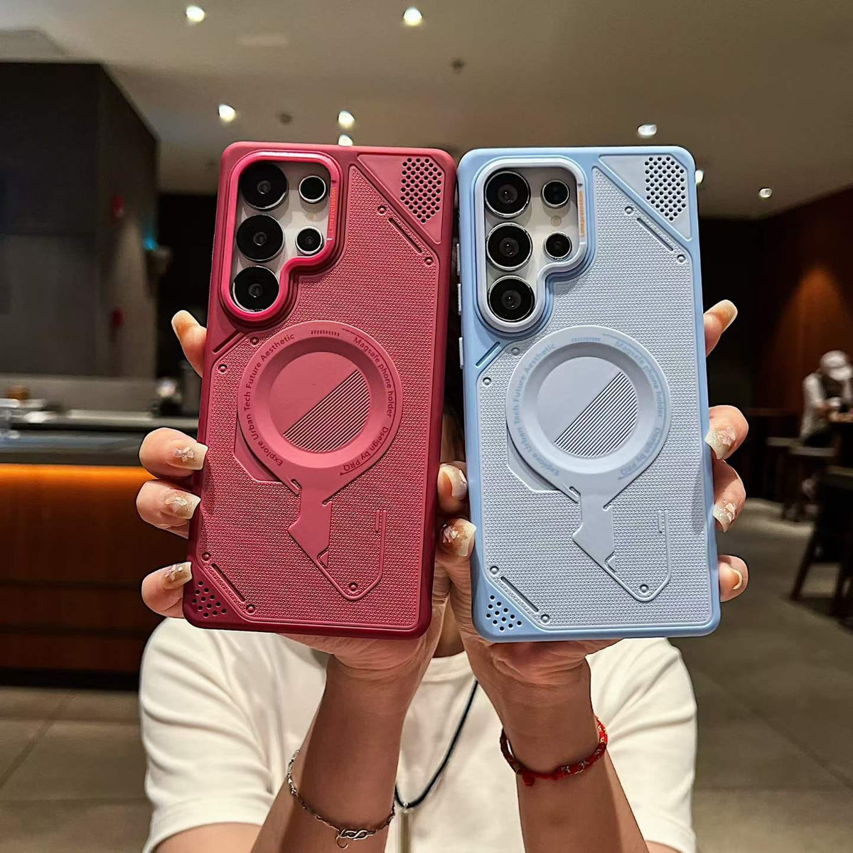 Premium polycarbonate phone case with heat dissipation For Samsung