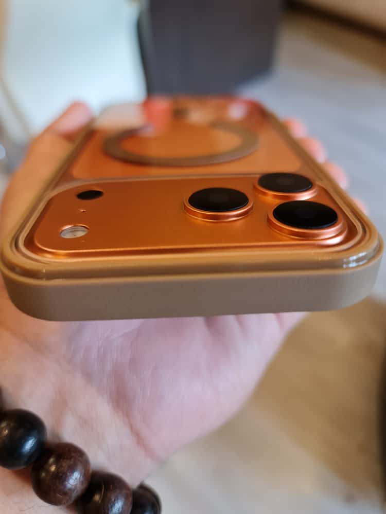 Twin Side Carbon Fiber Magsafe Phone Case (Brown)