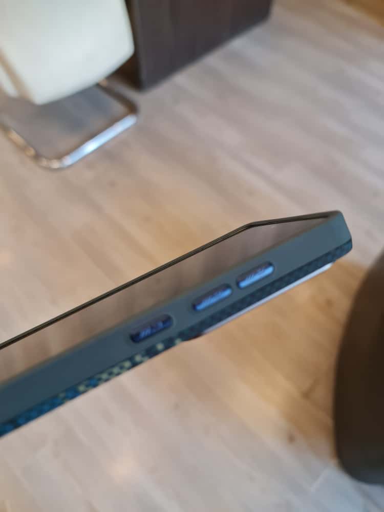 Twin Side Carbon Fiber Magsafe Phone Case For Samsung (Blue)