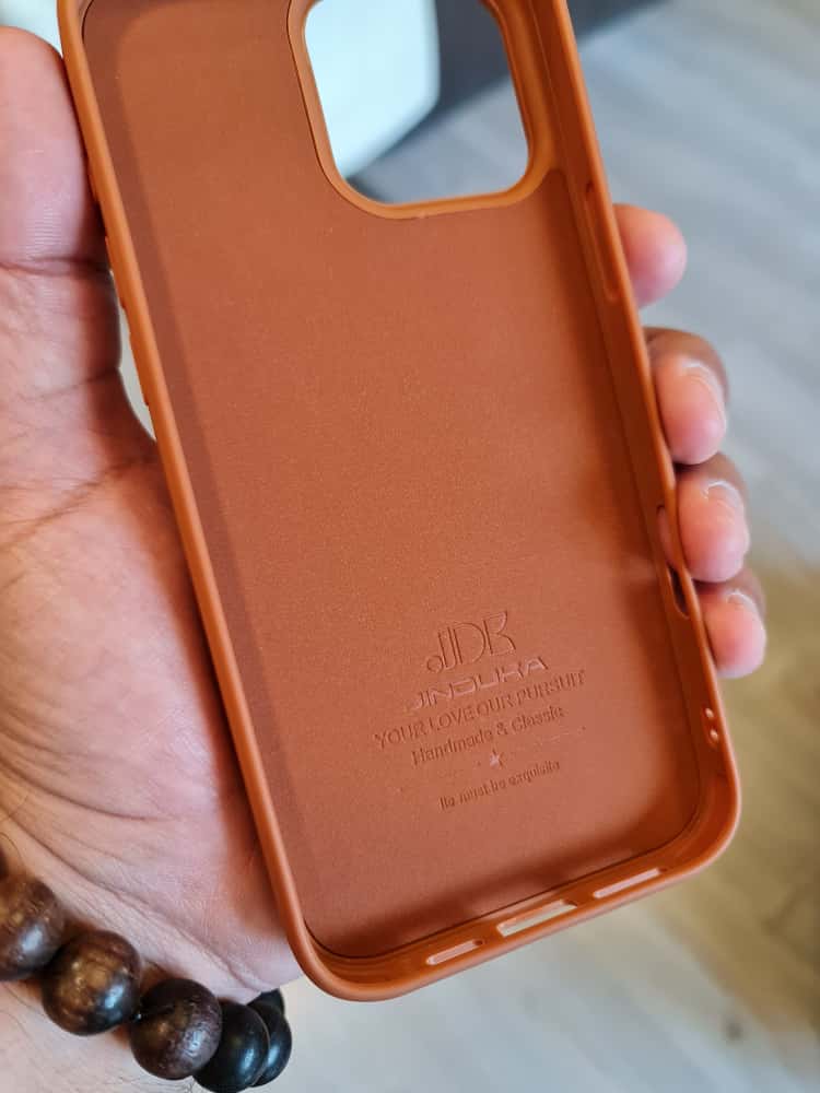 JINDUKA Leather Phone Case for iPhone