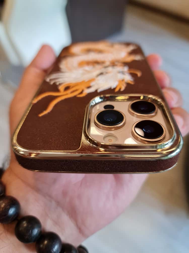 RMBMAX Embroidery Leather Frame Lens Case shape 5