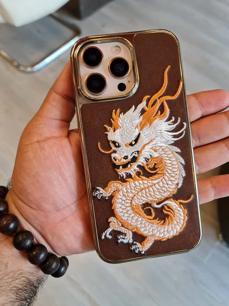 RMBMAX Embroidery Leather Frame Lens Case shape 5