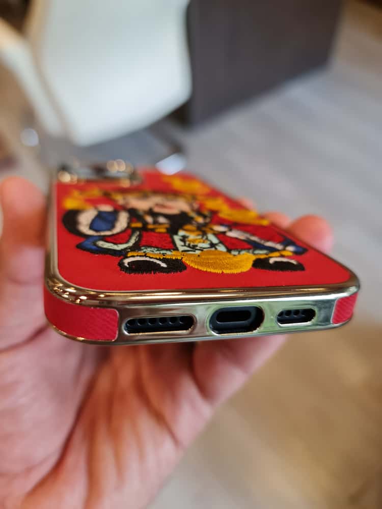 RMBMAX Embroidery Leather Frame Lens Case shape 6