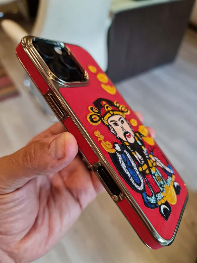 RMBMAX Embroidery Leather Frame Lens Case shape 6