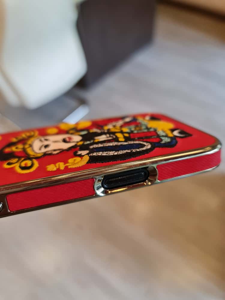 RMBMAX Embroidery Leather Frame Lens Case shape 6