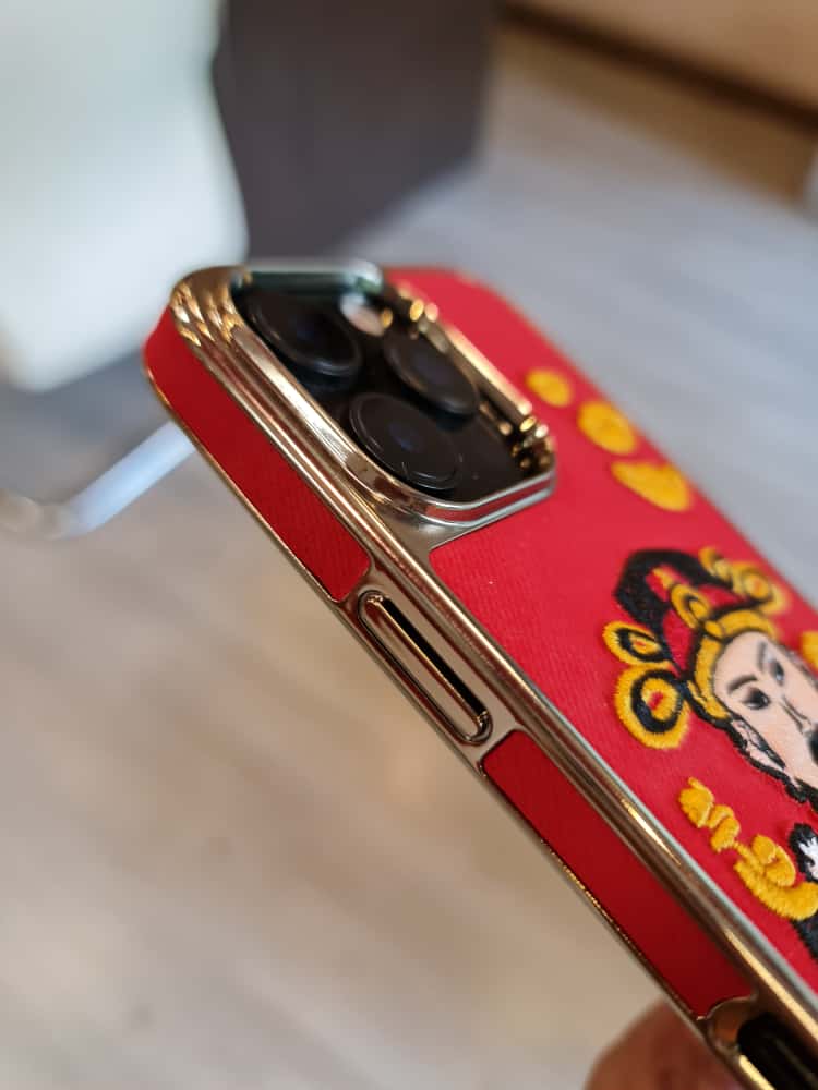 RMBMAX Embroidery Leather Frame Lens Case shape 6