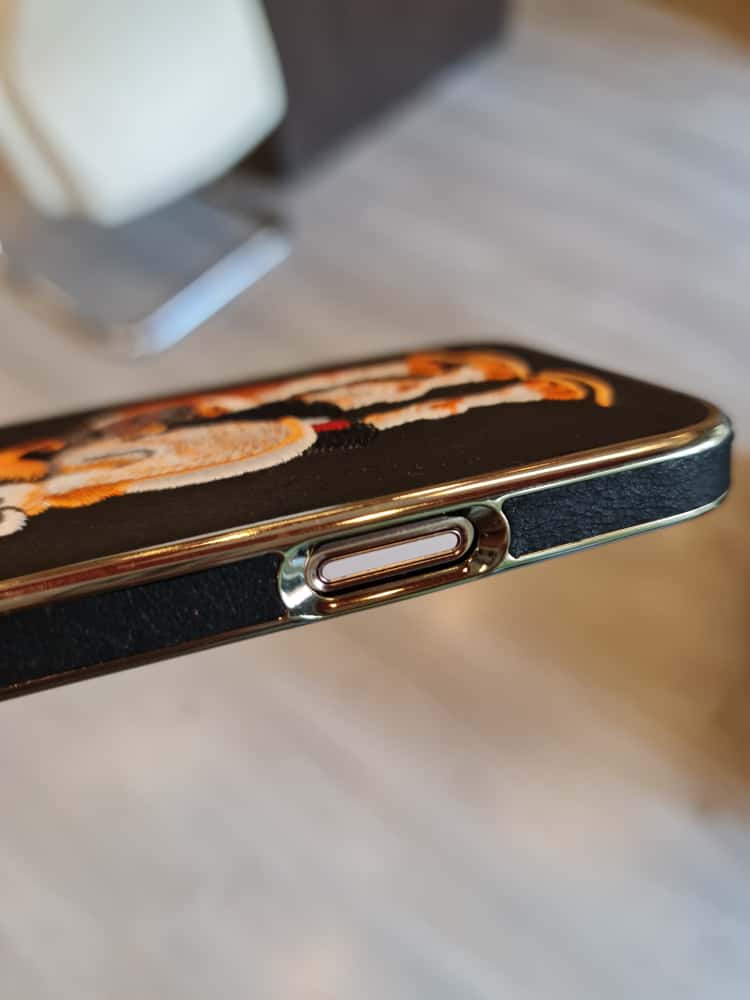 RMBMAX Embroidery Leather Frame Lens Case shape 9