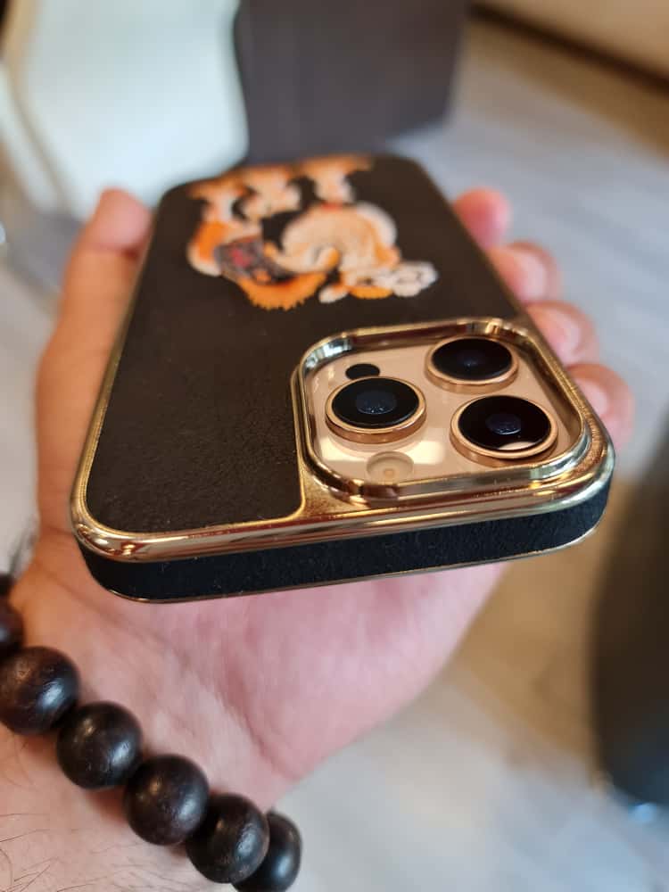 RMBMAX Embroidery Leather Frame Lens Case shape 9