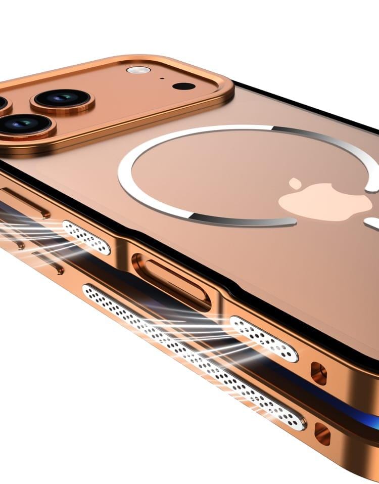 Metal Bumper Frame Frosted PC Back Cover Case for iPhone