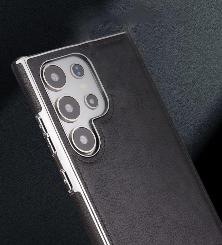 Luxury PU Leather Bracket Holder Phone Case For Samsung