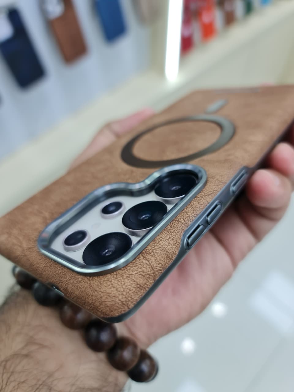 RUIMEIBI Matte photoplating Samsung Premium Leather Flip Case