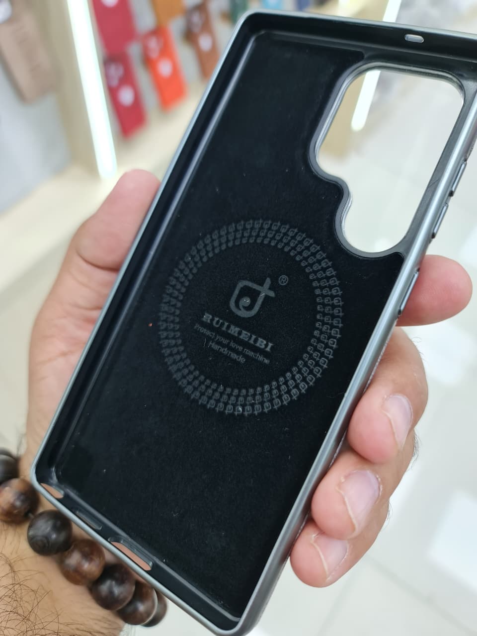 RUIMEIBI Matte photoplating Samsung Premium Leather Flip Case