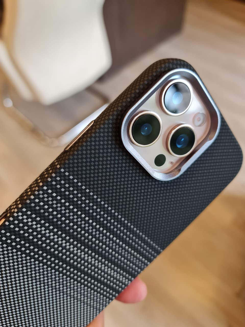 Carbon Fiber Texture Magsafe Phone Case For iPhone