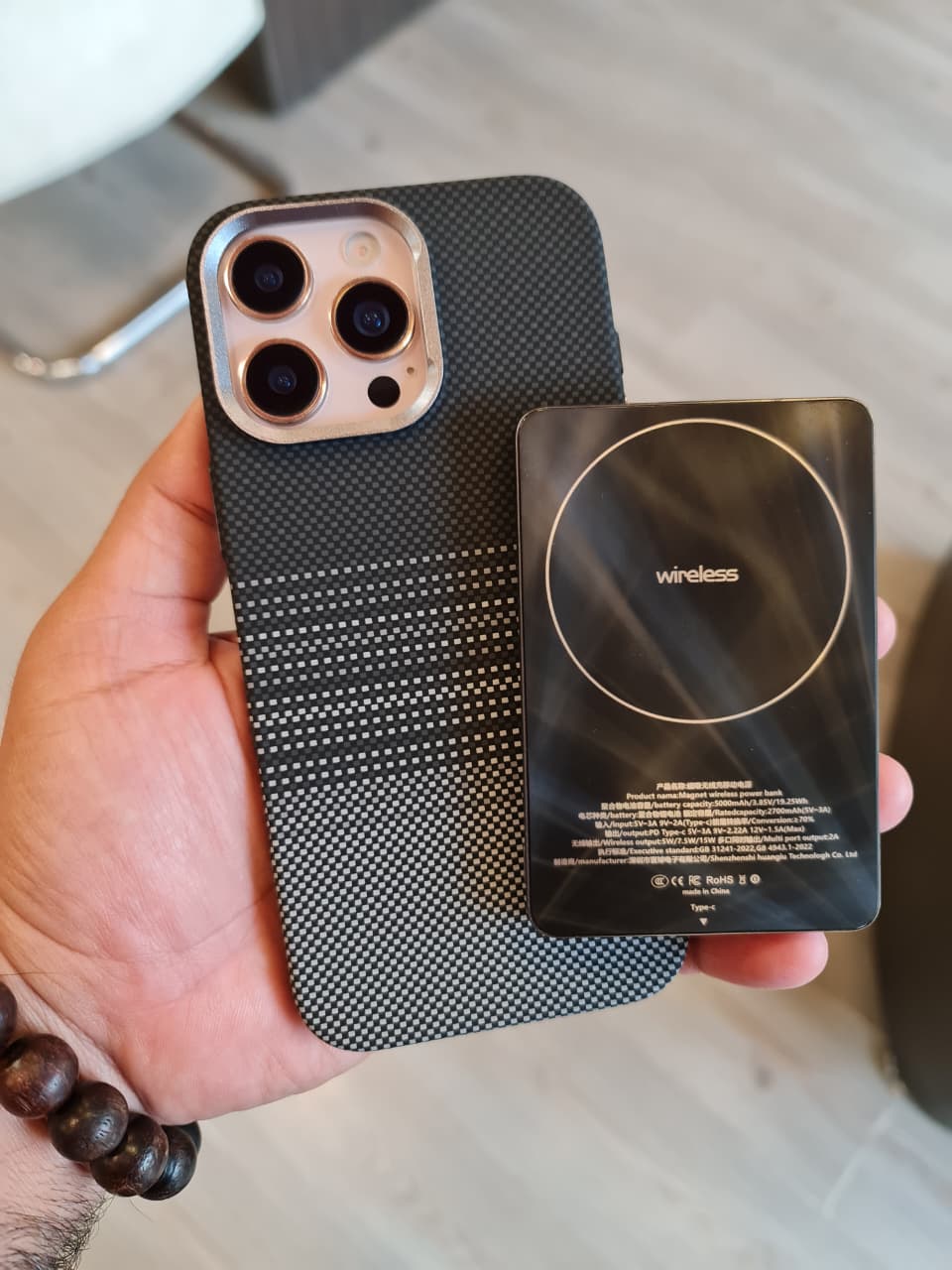 Carbon Fiber Texture Magsafe Phone Case For iPhone