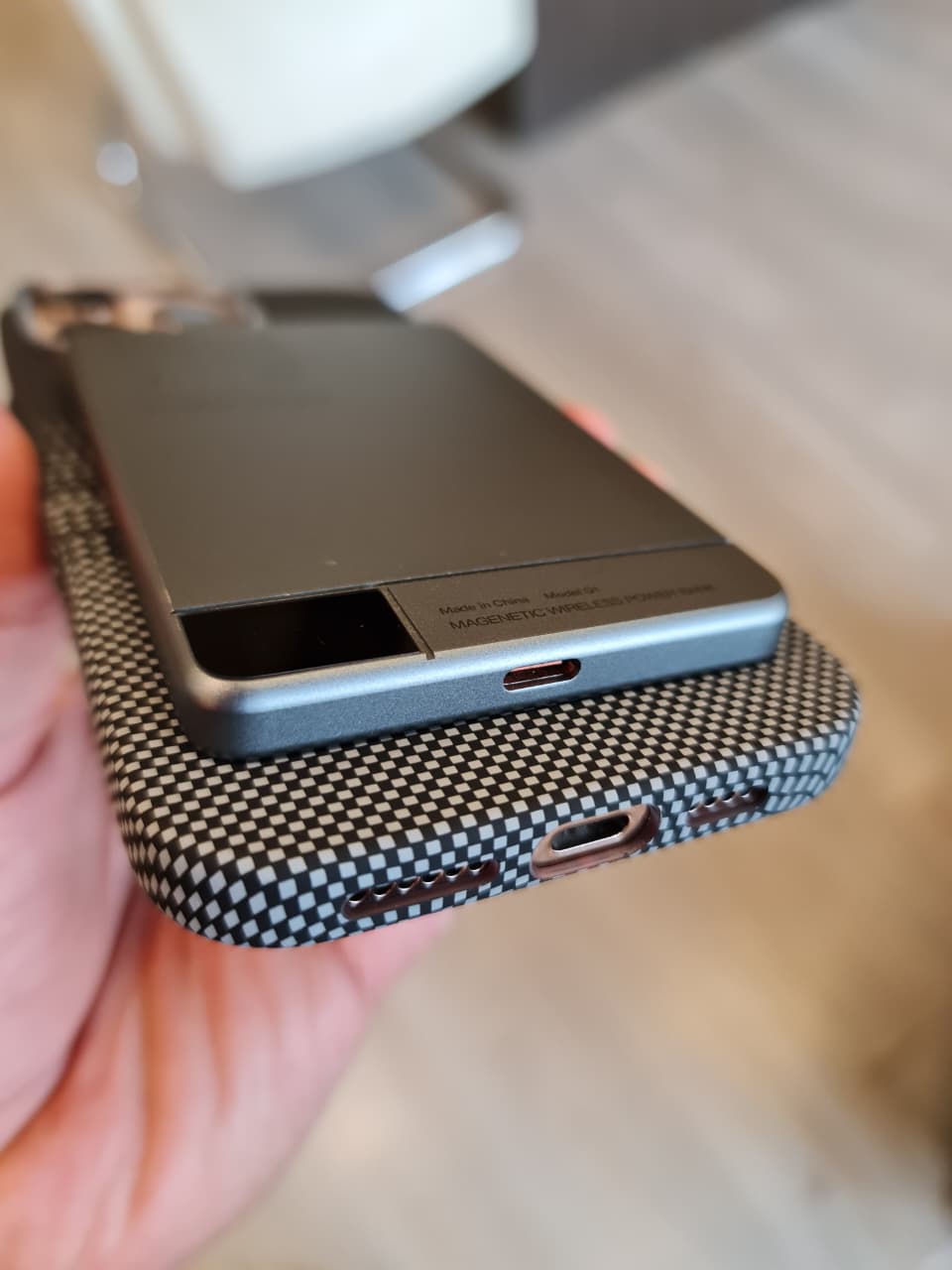 Carbon Fiber Texture Magsafe Phone Case For iPhone
