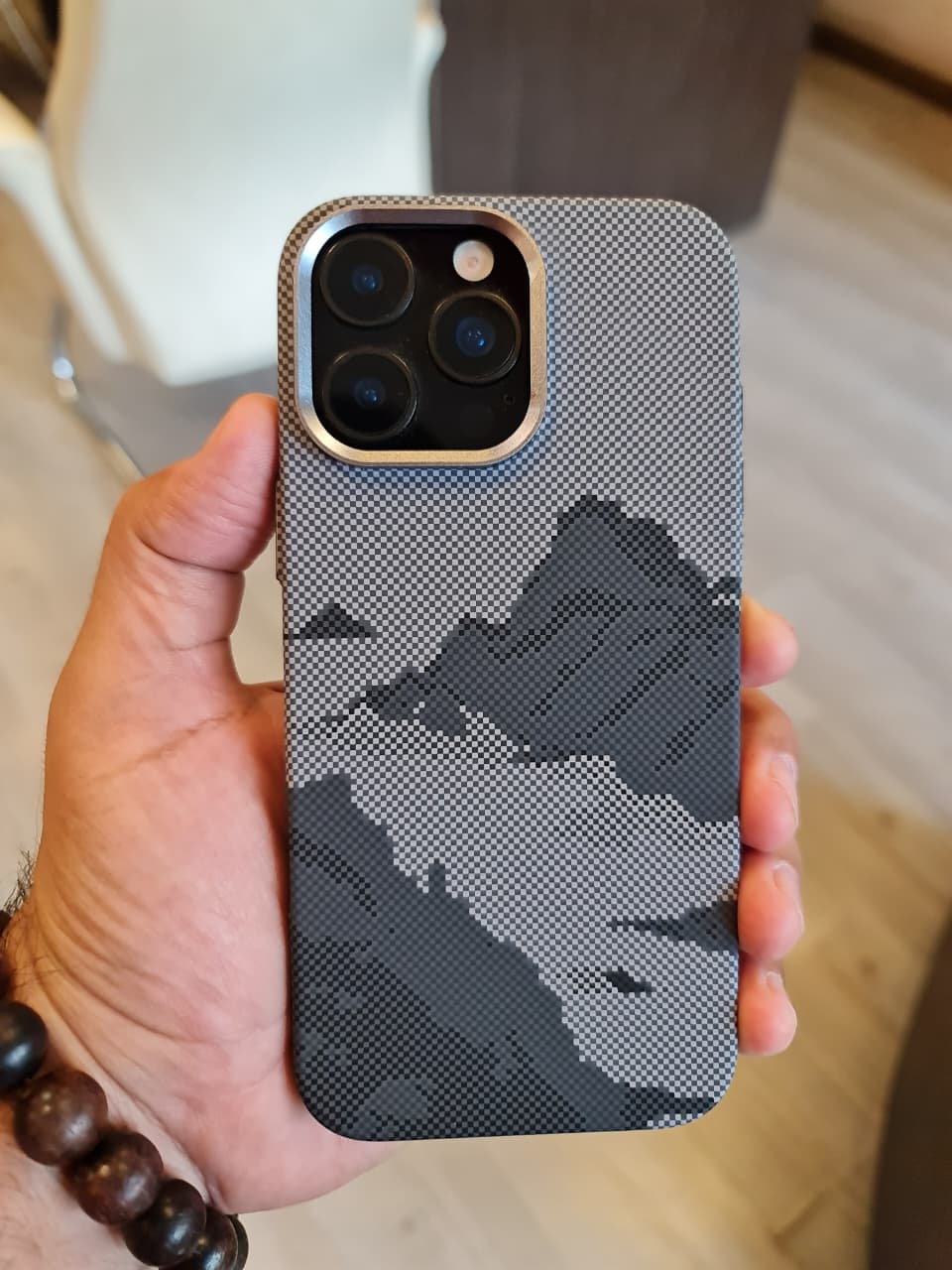 Carbon Fiber Texture Magsafe Phone Case For iPhone