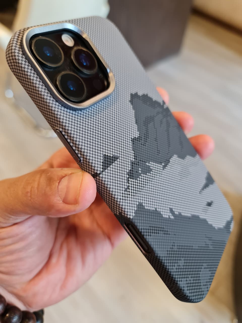 Carbon Fiber Texture Magsafe Phone Case For iPhone