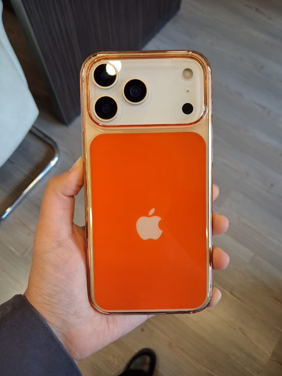 High-end Acrylic Color Design Clear Magnetic Case for iPhone 17 Pro Max