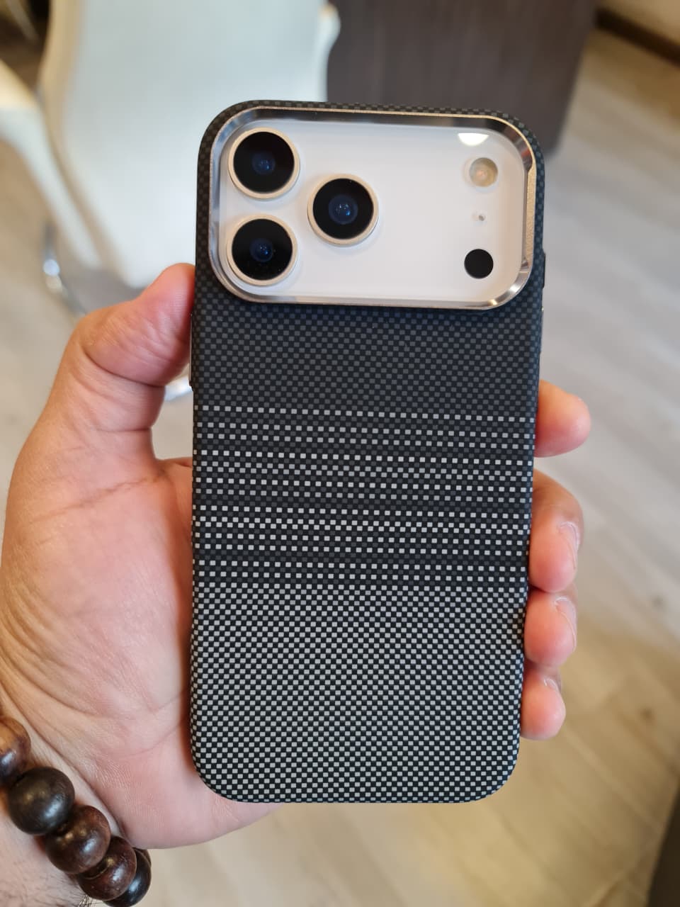 Carbon Fiber Texture Magsafe Phone Case For iPhone 17 Pro Max