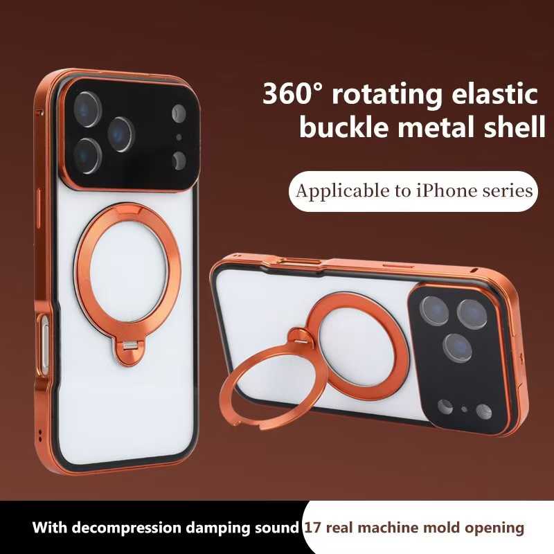 360 magnetic transparent case for iPhone