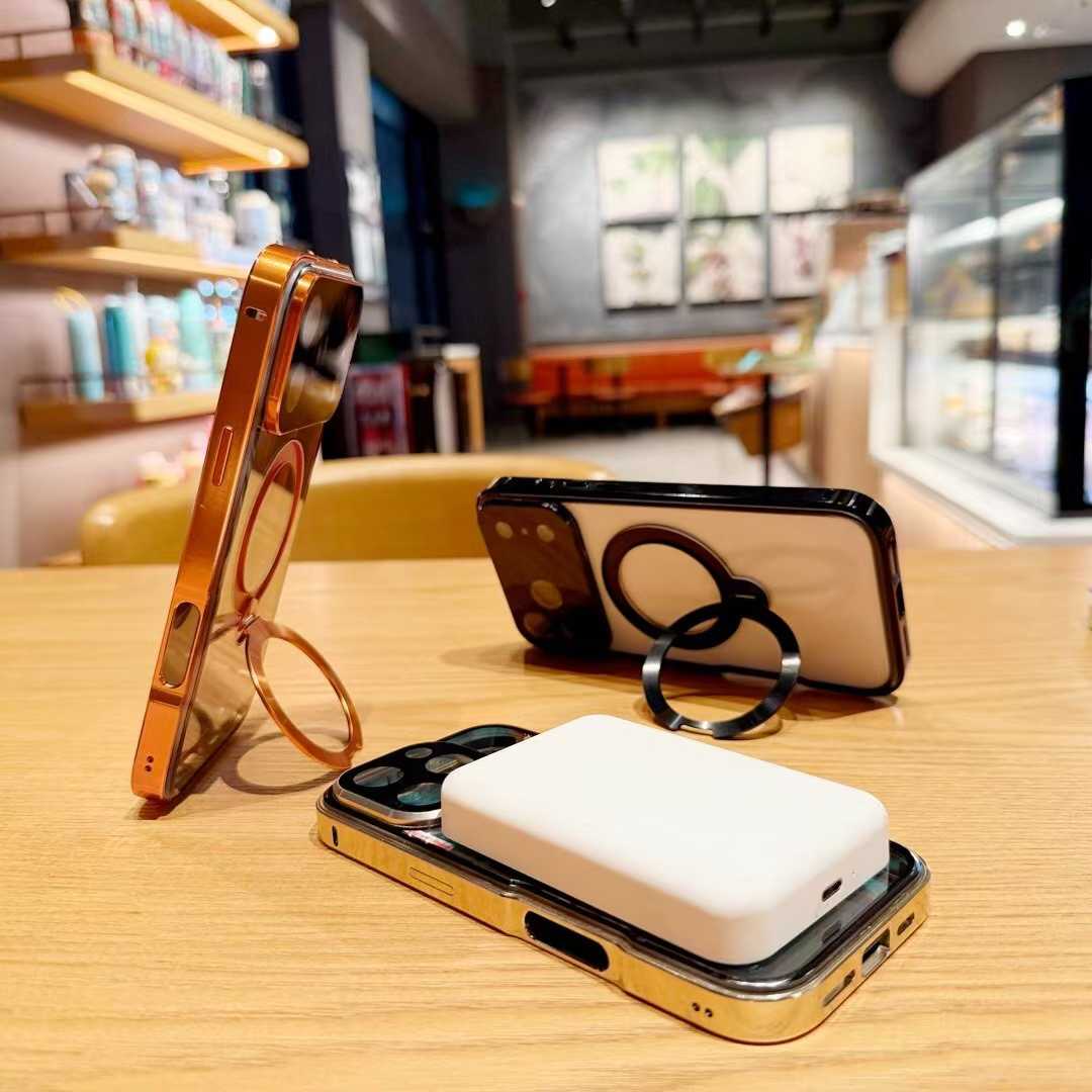 360 magnetic transparent case for iPhone